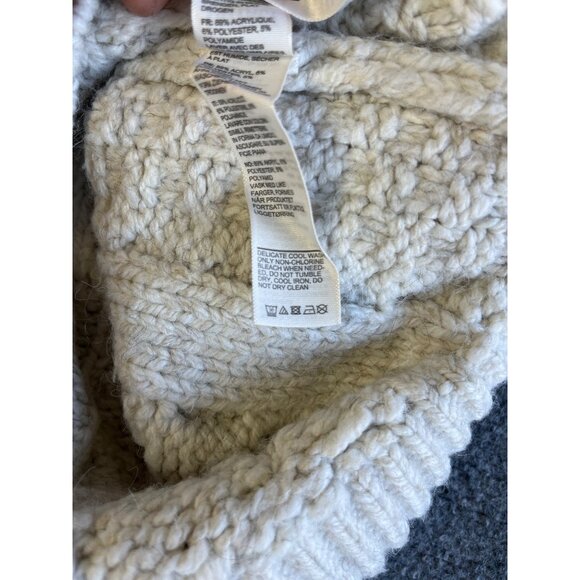 Fat Face Womens NWT Cable Knit Jumper Sweater Ivory UK 8 Euro 34  US 2 - Picture 4 of 10